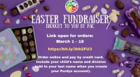 The Purdys fundraiser is open for orders until Friday, March 18th.  We hope you’ll take a peek at the online catalogue and consider ordering a few treats. Feel free to […]