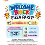 Welcome Back Pizza Party