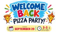 Welcome Back Pizza Party, Tuesday, September 29, 3:00 – 5:00pm Kick off the school year with us in front of the school playground! Please pre-order food on MunchaLunch. Order deadline: [&hellip;]